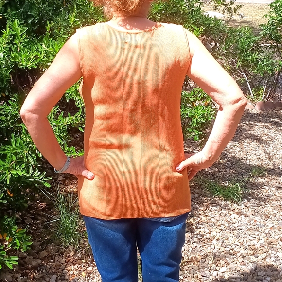 Ruby Rd  Beaded Tank - Picture 2 of 4